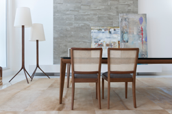 Mesa jantar Menaggio e lumin�rias Paris